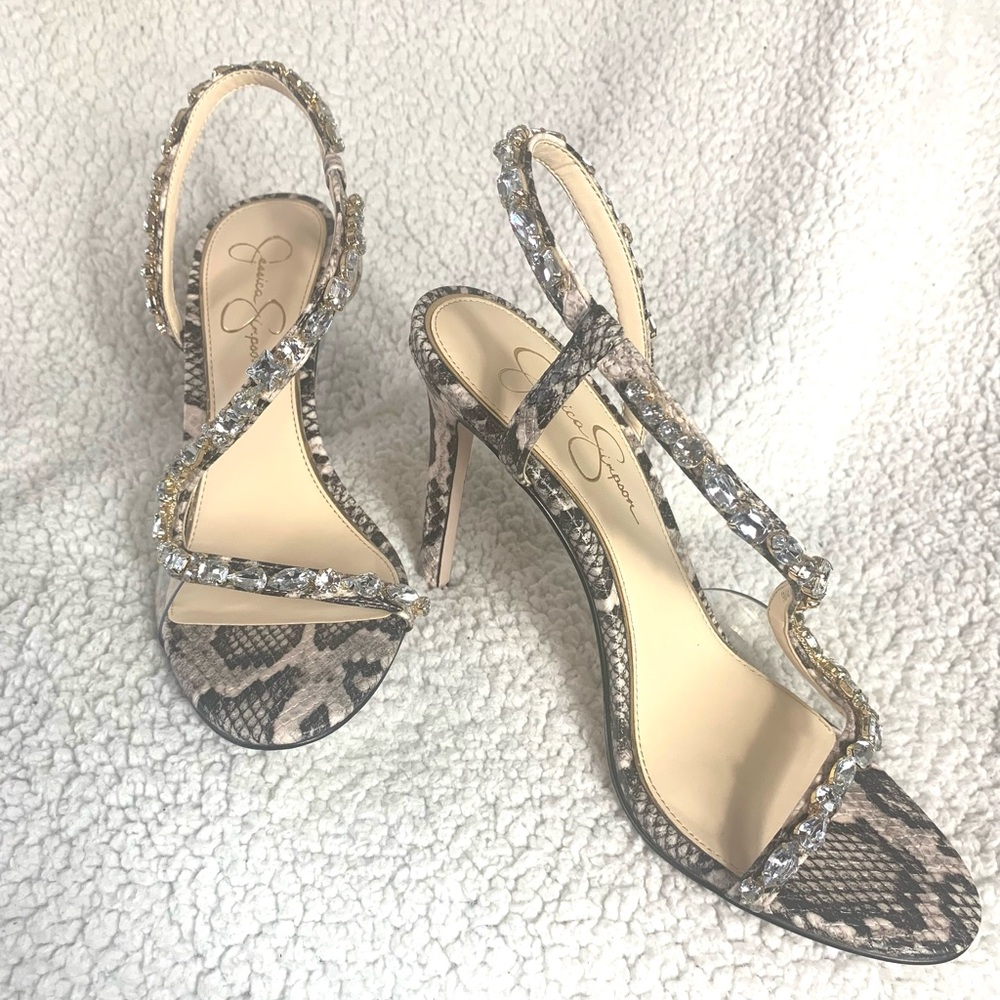 Jessica Simpson Rhinestone Sandals - Picture 11 of 12
